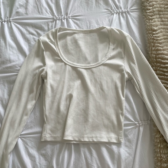 SHEIN white long sleeve - Picture 1 of 3